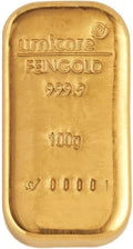100g Gold Bar Umicore Cast